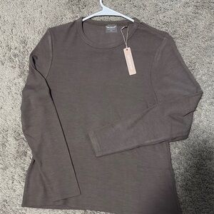 Long Sleeve Brown Top